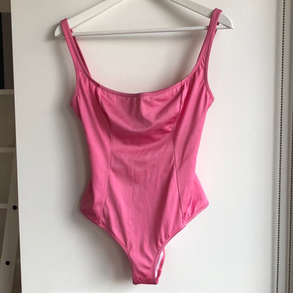 Pink One Piece Swimsuit